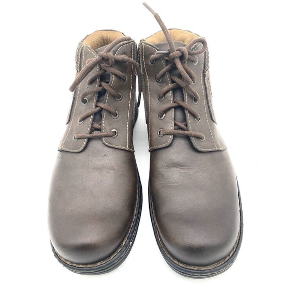 Dockers Men’s Brown Full Grain Leather Kingman Stain Defender Ankle Boots #5778 - Picture 1 of 11
